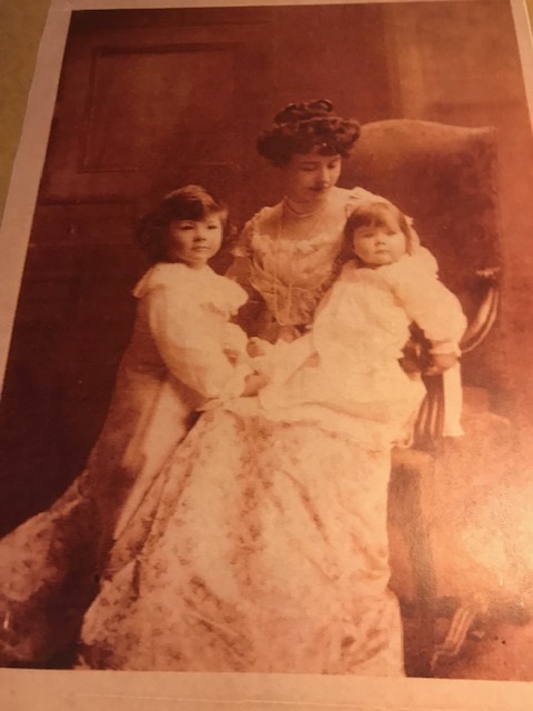 Maud with two of her children