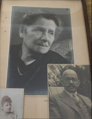 Photos of Dorothea's parents - Rosalie (older and younger), and Moses