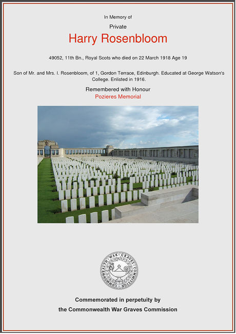 Commonwealth War Graves Commission Casualty Details