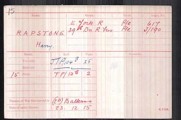 Military Record