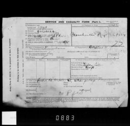 Service and Casualty Form