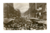 Teeming crowds on a Sunday morning