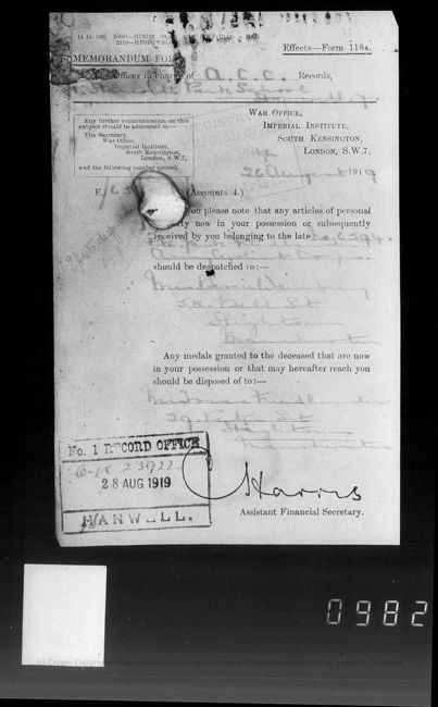 Military Record