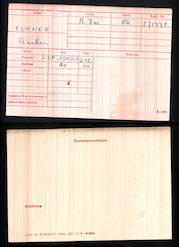 Medal index card