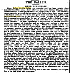 Obituary in JC