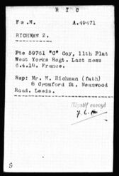 RED CROSS - Card - Richman Louie Pte 59761