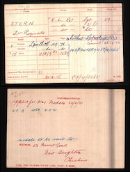 Medal index card