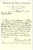 Letter from Rev Dr Salomons recommending Laurence for a commission 