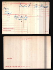 Medal index card
