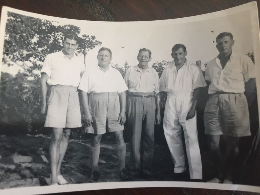John with his sons (John in middle)