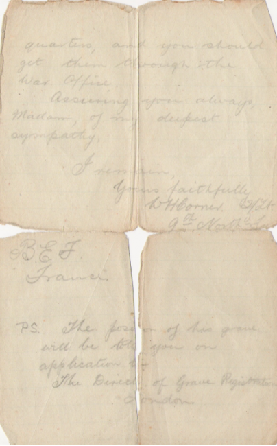 Military letter