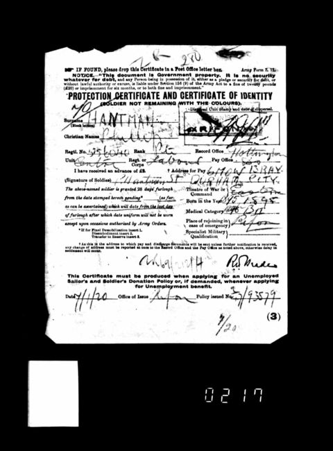 Military Record
