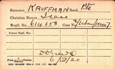 Military Record