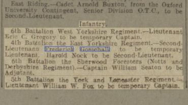 Sheffield daily Telegraph 13th August 1915