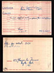 Medal card