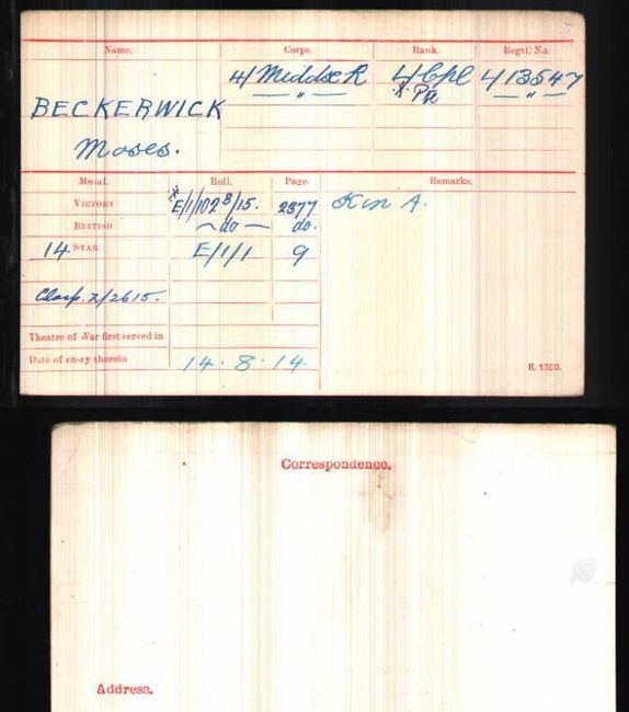 Medal card