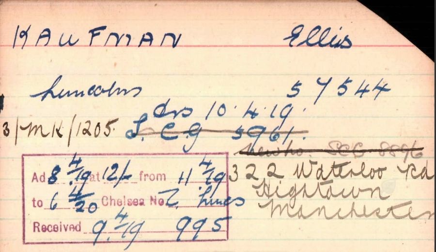 Record Card