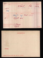 World War 1 Medal Card