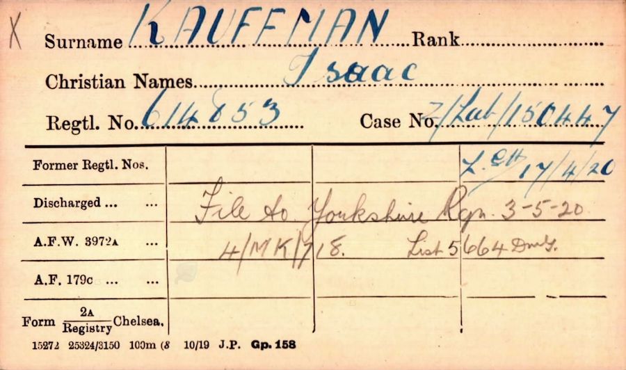 Military Record