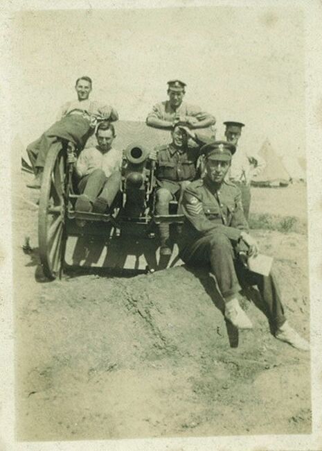 Orderly Room Staff in Sarafand, 1919