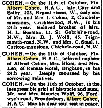 Family Obituaries