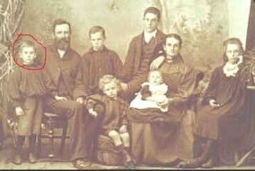Family photo - Alfred is circled