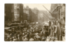 Teeming crowds on a Sunday morning