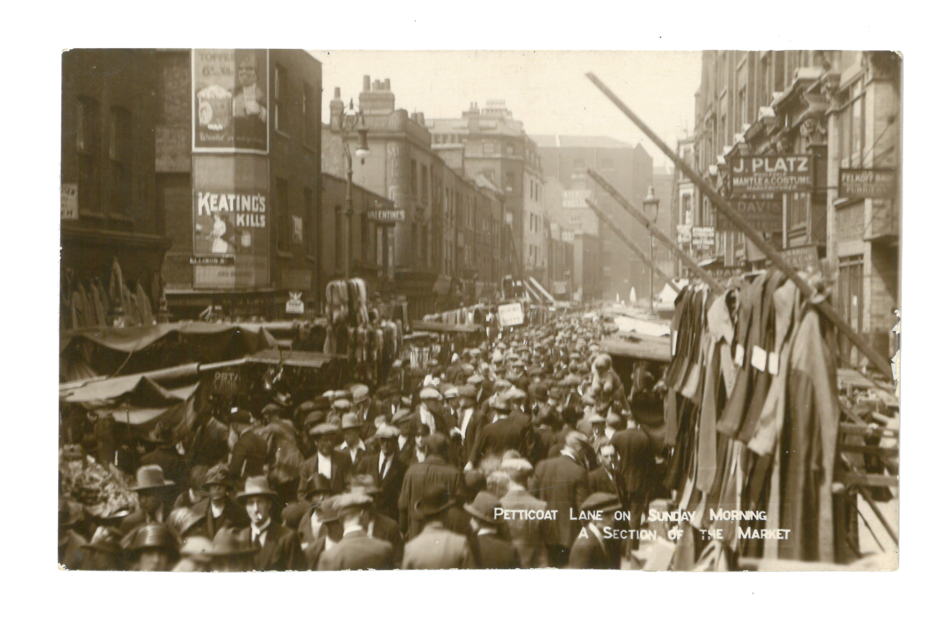 Teeming crowds on a Sunday morning