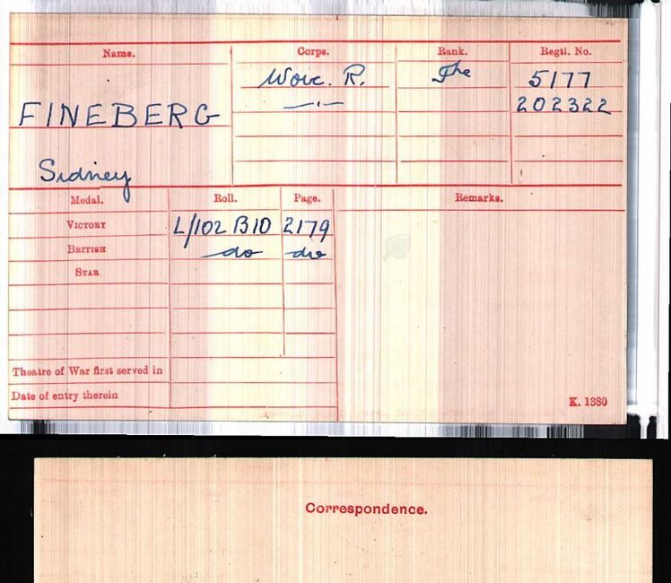 Medal card