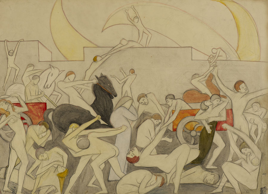Attack by Winsten, Clare. 1910. ©Ben Uri