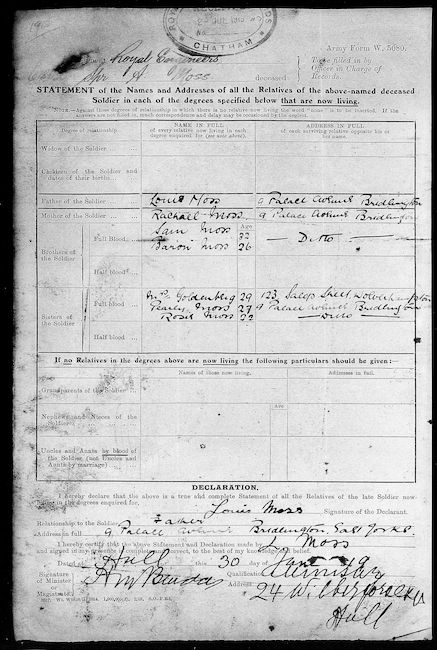 Military Record 