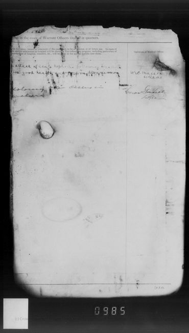 Military Record