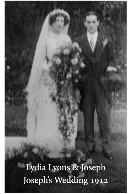 Joseph and Lydia's wedding 1912