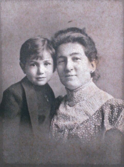 Lewis and his mother