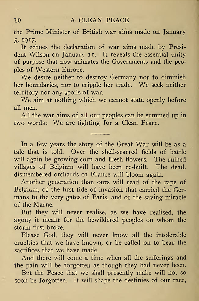 The War Aims of British Labour. 1918. Courtesy of University of Toronto
