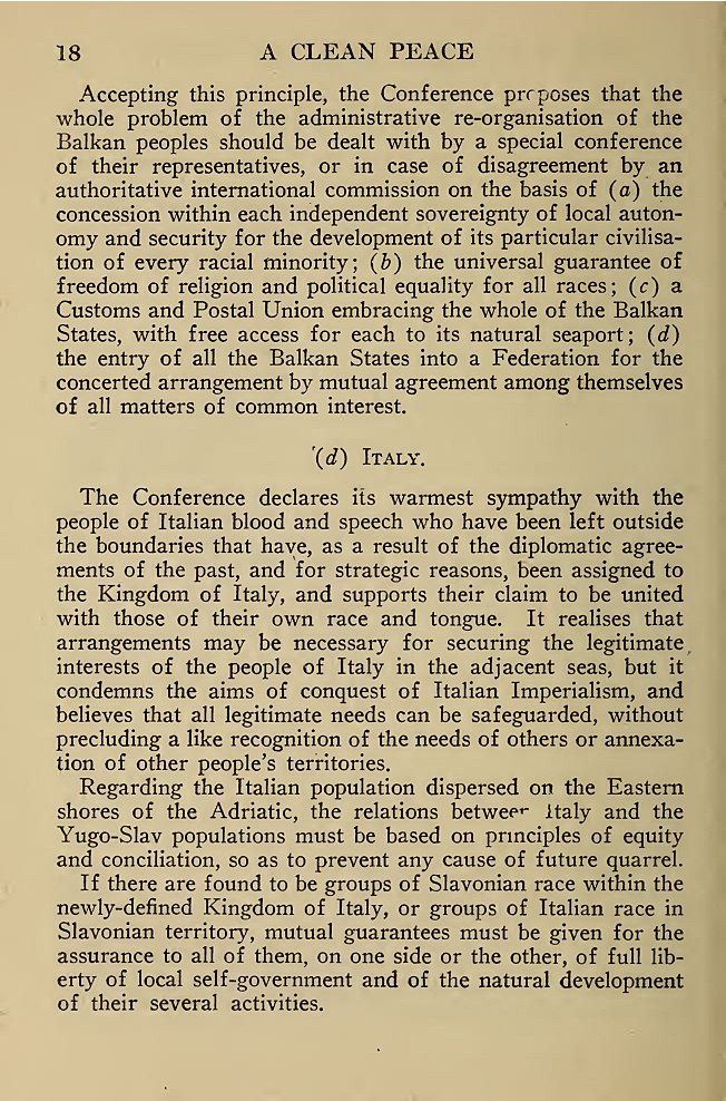 The War Aims of British Labour. 1918. Courtesy of University of Toronto