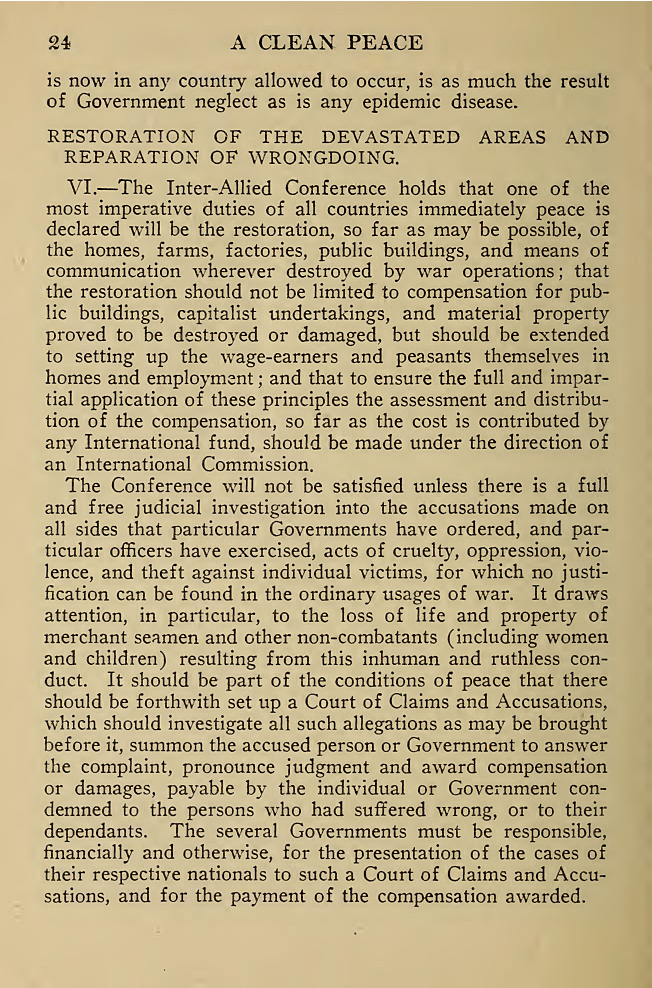 The War Aims of British Labour. 1918. Courtesy of University of Toronto