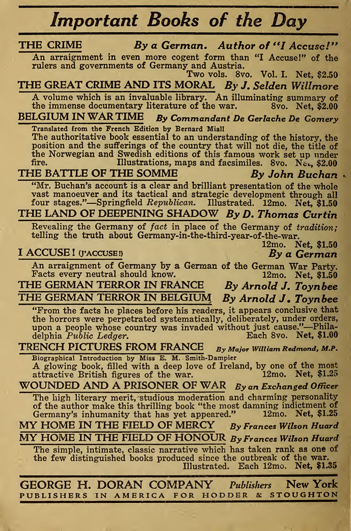 The War Aims of British Labour. 1918. Courtesy of University of Toronto