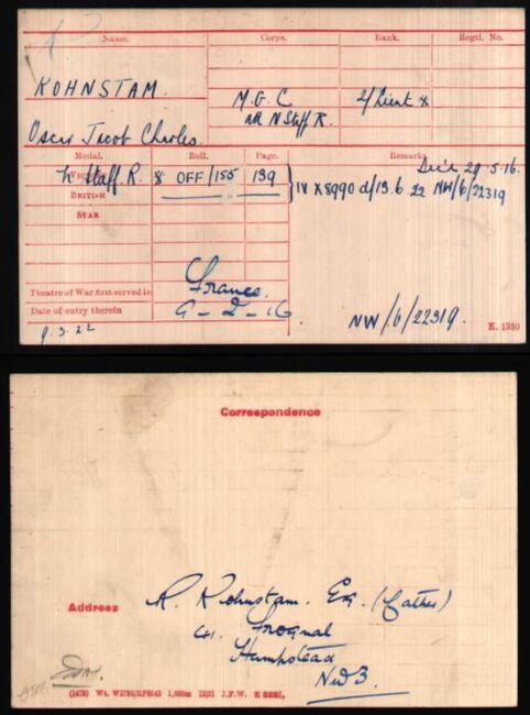 Medal card