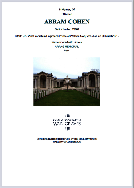 CWGC Arras