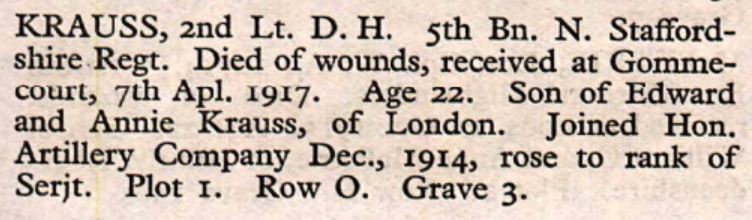 Excerpt from Magazine detailing the dead