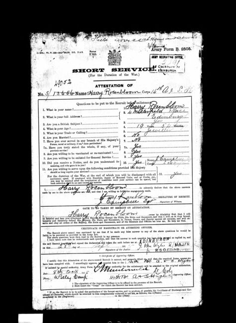 Extracted from Service Record (2)