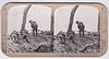 Our troops charge forward into Bernafay Wood and clear the Bosche out of their entrenchments, Picardy, France, 1916