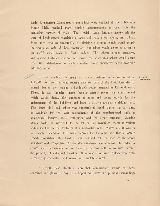 1913 Camperdown brochure