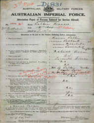 Enlistment Papers 3