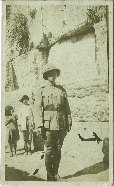 Solomon by the Wailing Wall, Jerusalem 1919