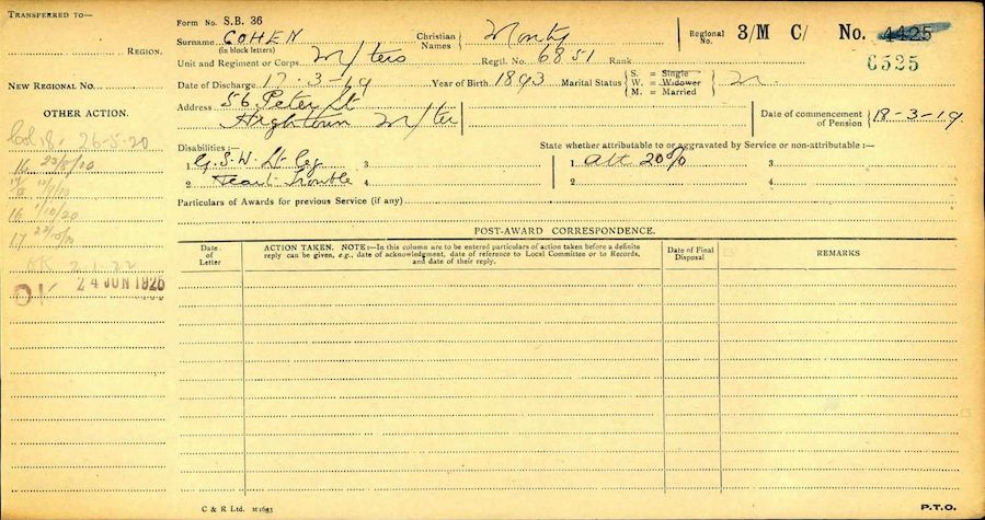 Pension record