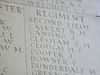 Cansino Inscription on the Thiepval Memorial 