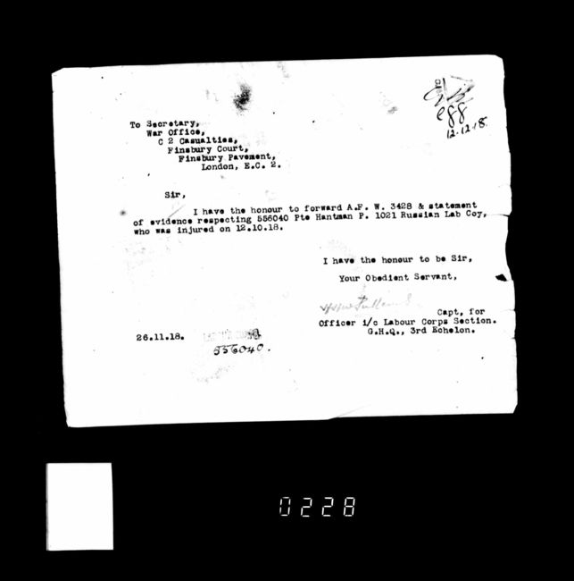 Military Record