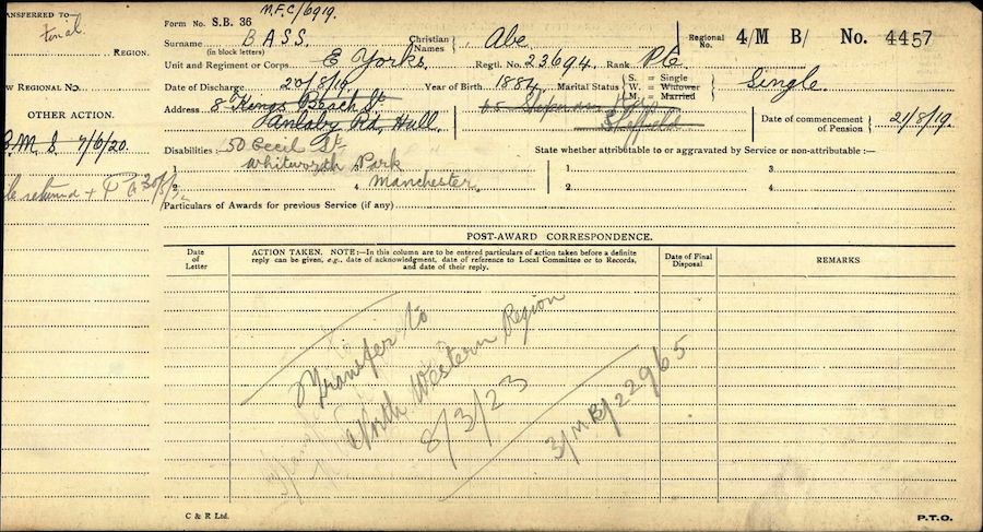 Military Record
